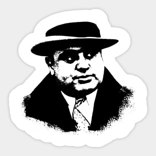 Al Capone Portrait Pop Art Sticker